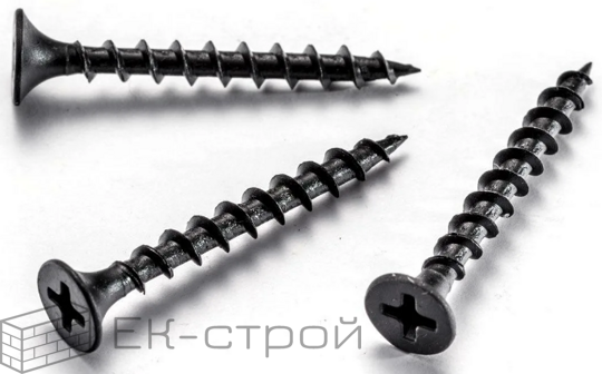 3.5х35 (15кг) Саморез по г/к КРУП. рез., фосф.